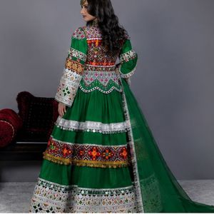 Compre en Línea Elegantes Vestidos de Novia Estilo Afgano para Fiestas, con MOQ Bajo y Precios Razonables, Diseño Popular, Vestido Afgano Kuchi en Venta - Product Image 5