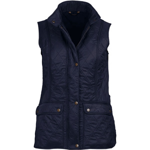 Gilet d'hiver chaud et tendance pour femme, personnalisé OEM, col rabattu, sans manches, matelassé, avec fermeture éclair - Product Image 6