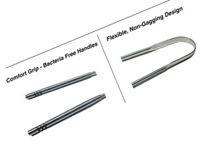Juego de Higiene Dental de 3 Piezas - Limpiador de Lengua de Grado Médico, Removedor de Placa y Herramienta Restauradora con Estuche con Cierre - Product Image 5