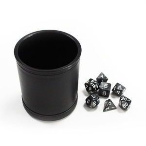 Fabricant de gobelets à dés en cuir véritable de qualité supérieure, gobelet à dés de luxe en cuir personnalisé pour backgammon, jeu de poker, gobelet à dés en plastique - Product Image 3