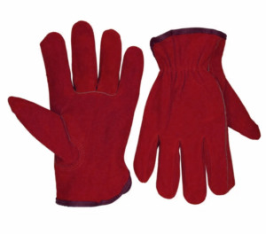 Gants de travail en cuir jaune durables, gants de chauffeur robustes, anti-coupure et résistants à l'usure, sécurité pour la construction - Product Image 4