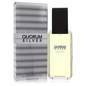 Quorum Silver par Eau de Toilette Spray, Parfum pour Homme, 3.4 oz - Product Image 1