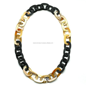 Wholesale Eco-Friendly Polished Buffalo Horn Necklaces-50-Piece Set for Boutiques & Retailers (MOQ 100) - Product Image 3