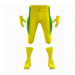 Uniforme de football américain de haute qualité 100% polyester, pour jeunes, meilleure qualité, vêtements d'équipe sportive, style uni, impression personnalisée - Product Image 5