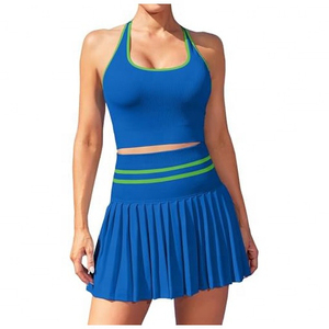 Uniforme de Tenis sin Mangas Transpirable de Diseño Único en Venta en Línea, Uniforme de Tenis Ecológico con Logotipo Personalizado Impreso - Product Image 1
