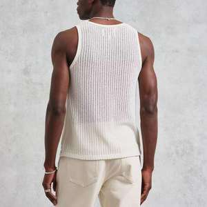 Camiseta deportiva para gimnasio para hombre, camiseta sin mangas transpirable para culturismo, chaleco de fitness sin mangas - Product Image 5