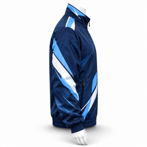 Chaqueta cortavientos contemporánea para hombre con silueta cuadrada, colocación de cremallera discreta y apariencia urbana elegante. - Product Image 2