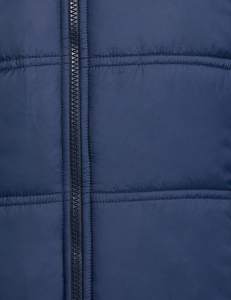 Chaqueta Acolchada de Lona para Invierno, Resistente al Viento, con Cuello Mao y Cierre de Cremallera, Servicio OEM - Product Image 4