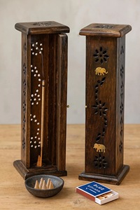 Wooden Rosewood Religious <b>Incense</b> Holder (Bakhoor) High Quality Hand-made Eco-Friendly - Product Image 2