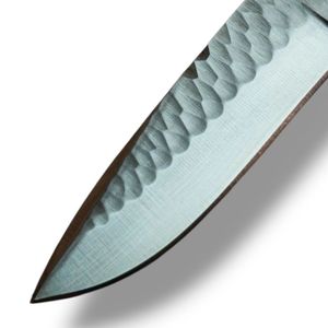 Cuchillo de Caza para Exteriores de Acero de Damasco con Punta Caída y Hoja Recta, Mango de Madera de 30cm para Camping en la Naturaleza y Trabajo en Campo - Product Image 4