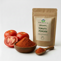 Gespraydroogd puur biologisch niet-GMO tomatenpoeder 100% natuurlijk 80-100 mesh Uitstekende wateroplosbaarheid Geen conserveermiddelen Bulk Natuurlijk