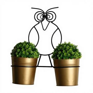 Jardinières à fleurs vintage en métal et fer de grande taille, très exigeantes, de qualité supérieure, pour la décoration de jardin, pour l'intérieur - Product Image 1