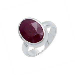 Wholesale 925 Sterling Silver Oval Cut <b>Ruby</b> <b>Ring</b> <b>for</b> <b>Men</b> Women Bezel set <b>Ring</b> Red Gemstone Statement Jewelry - Product Image 1