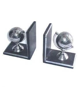 Organisateur de bureau en bois avec serre-livres, double compartiment, rustique, décoratif, artisanal, écologique, fonctionnel pour la maison - Product Image 5