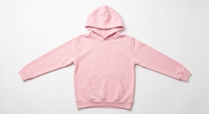 Sweat-shirt à capuche unisexe rose, coupe classique, couleur unie, décontracté, avec poches, en molleton polyester/coton tricoté, orné de perles, collection automne - Product Image 2