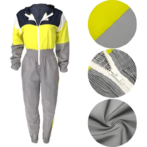 Conjunto Deportivo Unisex HAMIO SPORTS, Sudadera con Cierre y Pantalones Anchos, Elásticos en Cuatro Direcciones, Cintura Elástica, Bolsillos Laterales - Product Image 3