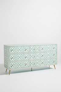 Cómoda de Estilo Marroquí con Incrustaciones de Hueso de Camello de Alta Calidad, Mueble de Salón con 4 Cajones, Muy Vendida - Product Image 3
