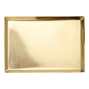 Premium Metal Chocolate Tray Stainless Steel Serving Tray Dessert Candy <b>Display</b> Tray Kitchen Dining <b>Table</b> Elegant Use - Product Image 5
