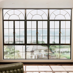 Marvellous Manufacturer - Juego Completo de Puertas Insonorizadas de Estilo Francés Retro Personalizadas, Ventana Abatible de Aluminio con Arco Antiguo - Product Image 3