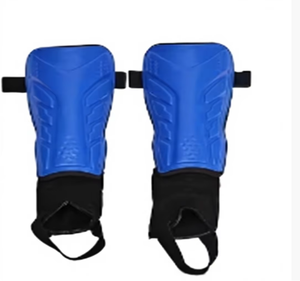 Espinilleras azules de EVA con cierre de velcro, protección ligera para adultos, para fútbol, almohadillas de protección para espinillas y pies, pantorrillas - Product Image 1