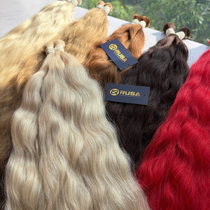 Extensiones de cabello vietnamitas al por mayor, textura ondulada y longitudes de 10 a 34 pulgadas, súper doble densidad. - Product Image 4