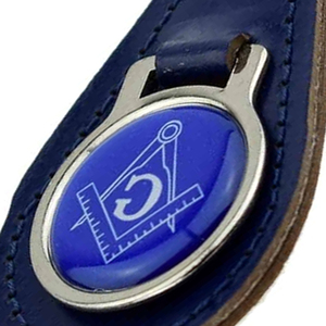 Llavero Masónico con Símbolo de Compás Cuadrado, Accesorio para Hombre, Regalo para Logia, Diseño Elegante, para Llevar Diariamente - Product Image 6