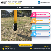 Crosse de cricket en plastique flexible à ressort pour l'entraînement de frappe et de précision au lancer, équipement sportif