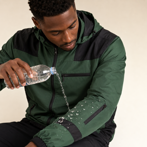 Ensemble veste coupe-vent et short pour homme sur mesure, en nylon Ripstop, avec logo personnalisé, fabricant de survêtements de jogging - Product Image 6