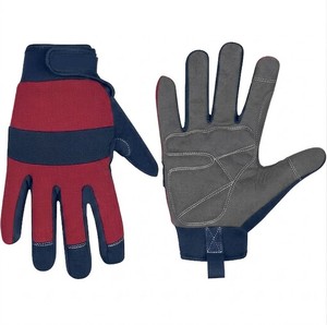 Diamond Texture Polyester Welding <b>Gloves</b> Anti-Static & Heat Resistant Tapered Cuff 26cm Length Industrial Safety <b>Gloves</b> - Product Image 5