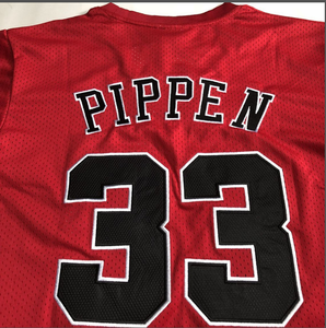 Camisetas de Baloncesto del Equipo Americano al por Mayor, Baratas, Cosidas, Estilo Retro, 33 Pippen 91, Tela de Malla, Se Aceptan Personalizaciones - Product Image 3