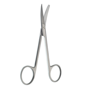 Wagner Scissors 4.5 Inch Curved Sharp Blunt <b>Smooth</b> Surgical Stainless Steel Fine Dissecting Cutting Surgical Instrument <b>Tool</b> - Product Image 3
