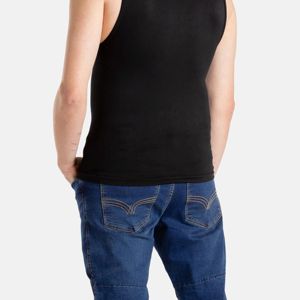 Factory Manufacturer tank Top High Quality 200gsm Wholesale Blank tank Top Polyester Spandex <b>Split</b> Gym Man tank Top - Product Image 6