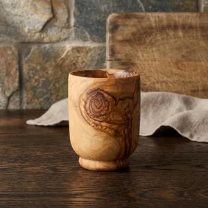 Taza de Café y Té de Madera, Hecha a Mano, Taza de Madera Natural Reutilizable, Taza de Madera Rústica para el Hogar y la Cocina - Product Image 5