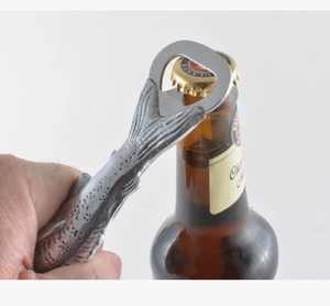 Ouvre-bouteille Marlin en argent chromé poli, accessoire de bar, outil de cuisine, accessoire de table, décoration nautique de pêche, vente en gros - Product Image 3