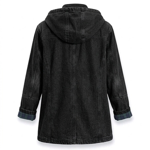 Chaqueta Vaquera Informal para Mujer, Diseño Personalizado, Talla Grande, Chaquetas Vaqueras Informales de Moda para Damas - Product Image 6