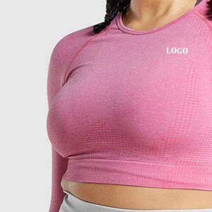 T-shirts courts pour femmes de qualité supérieure, en tissu respirant et lisse, construction moderne et polyvalente, manches longues, vêtements décontractés - Product Image 6