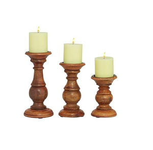 Nouveau support à bougies en bois avec porte-bougies votives pour la maison et les mariages, décoration de Noël, porte-bougies pour une ambiance festive - Product Image 1