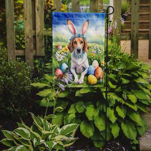 Multicolor American Foxhound Easter Egg Hunt <b>Garden</b> <b>Flag</b> Mailbox Decorative Yard Banner for Patio Artwork for Flower Beds & Lawn - Product Image 2