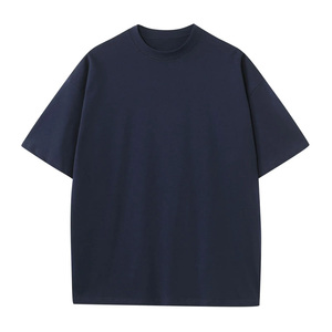 Camiseta al por mayor con lavado ácido personalizado, oversize, hombros caídos, de algodón, para hombre, estilo streetwear, con logo personalizado, al por mayor. - Product Image 6