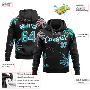 ผู้ผลิตเสื้อฮู้ดทีมแบบกำหนดเอง พิมพ์ลายแบบ Sublimation บนผ้าโพลีเอสเตอร์ทั้งตัว - Product Image 2