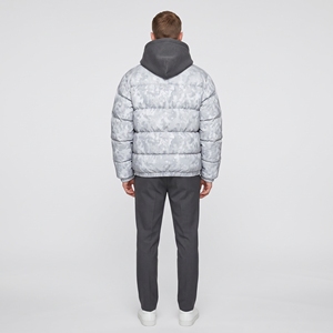 Chaqueta Acolchada con Capucha, Transpirable, Impermeable, con Calefacción, para Invierno, con Cierre Frontal Completo, Cuello Alto y Bolsillos Laterales, 100% Poliéster - Product Image 2