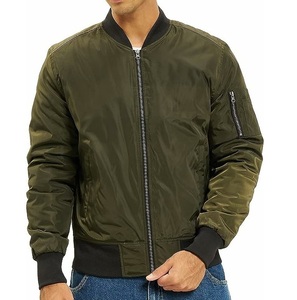 Custom 2026 Winter <b>Mens</b> Windproof <b>Thin</b> Breathable Streetwear Bomber <b>Jacket</b> Coaching Training Workout Black Color Bomber <b>Jackets</b> - Product Image 5