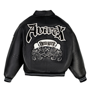 Vintage Style Waterproof & Windproof Winter Customized <b>Jacket</b> USA Brand 100% Cowhide Genuine Leather <b>Men's</b> Avirex <b>Jackets</b> - Product Image 2