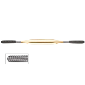 Râpe chirurgicale Fomon Black Diamond Push-Pull 8,5 pouces en carbure de tungstène à double extrémité pour rhinoplastie et osseux, par Vaslcare - Product Image 1