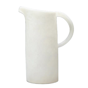 Pichet à eau classique artisanal en résine alimentaire à motif tourbillonnant coloré, couleur abricot, compatible lave-vaisselle, écologique, pour limonade - Product Image 1