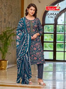 Nouvelle Kurti de fête et de mariage pour femmes, en coton imprimé numérique, de la marque Maruti Fashion, style indien pakistanais - Product Image 5