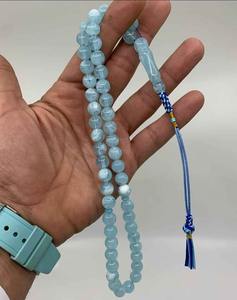 Tasbih en bois fait main, perles de prière musulmanes, bois naturel, Subha, cadeau du Ramadan - Product Image 2