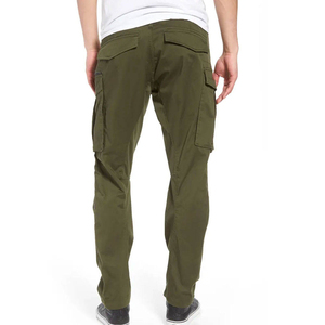 Pantalon cargo pour homme en toile légère, 100% coton, écologique, protection UV, coupe droite, taille mi-haute, respirant - Product Image 2