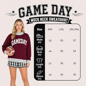 เสื้อสเวตเตอร์คอกลม Sigma Delta Alpha Game Day ผ้าฟลีซกันเป็นขุย ผ้าฝ้ายผสมสำหรับผู้หญิง ทรงโอเวอร์ไซส์ ลายจุด พิมพ์ลาย สำหรับฤดูหนาว สวมใส่สบายๆ - Product Image 6
