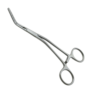 KOUNAIN 160mm en acier inoxydable pince chirurgicale cardiovasculaire Atrauma polyvalent Cooley Instrument coudé à 60 degrés - Product Image 1